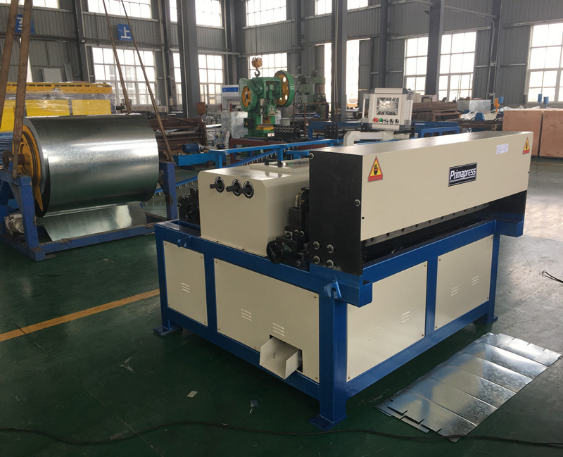 Auto Square Duct Production Line 2 Pipe Tube Making Machine 